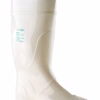 Bota Rain blanca ligera y flexible para trabajo agrícola e industrial