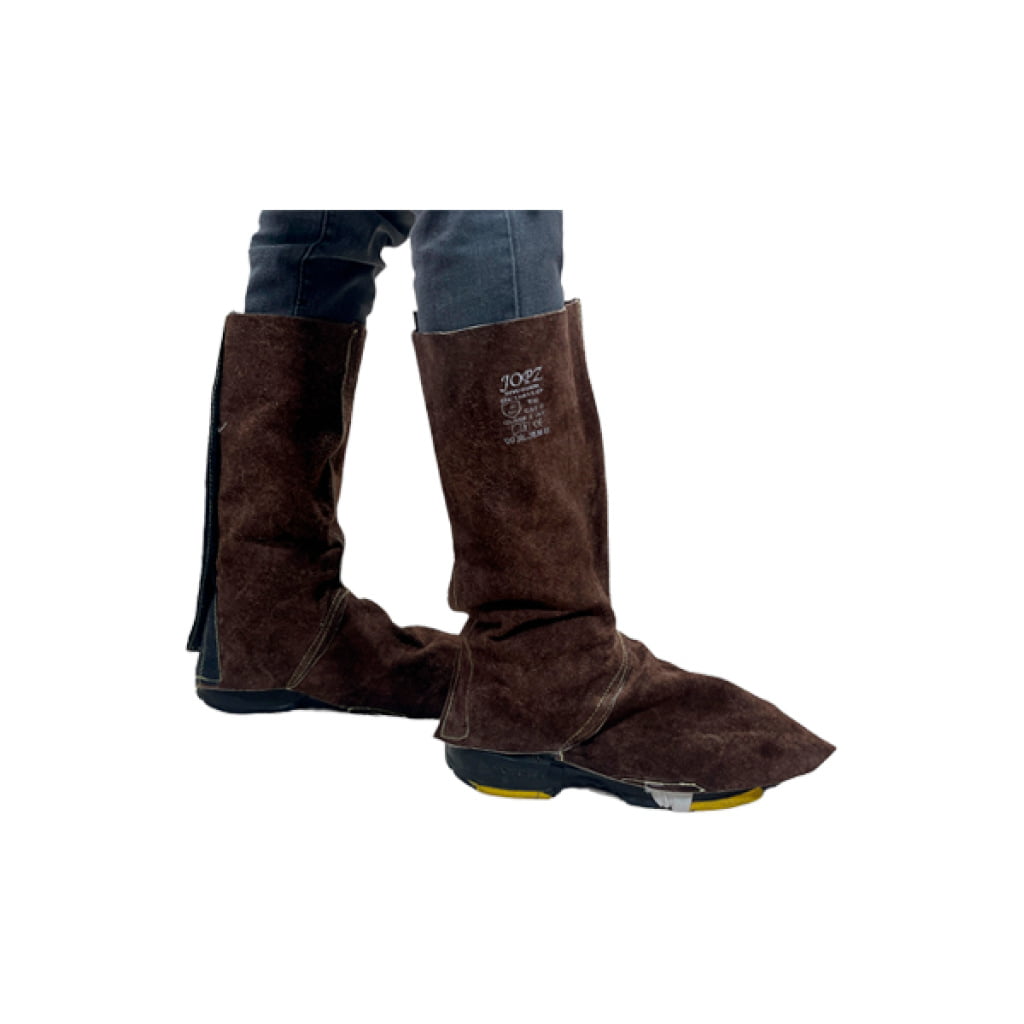 Cubre calzado de cuero para soldador ignífugo