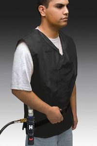 chaleco de refrigeración industrial con tubo vortex para áreas calientes Seguriex