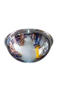 Compre el espejo concavo 360 para bodegas e industrias. Elimine puntos ciegos en pasillos con stock disponible en San Pedro Sula, Honduras y El Salvador.