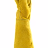Guante Cuero Soldador Amarillo 16" Reforzado Kevlar 43216