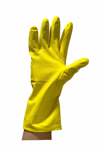 guante doméstico de látex amarillo JOPZ 13 pulgadas limpieza Seguriex