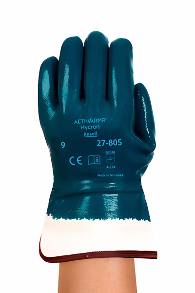 Guante nitrilo azul Hycron 27905