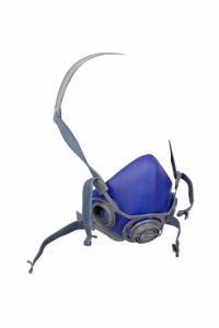 RESPIRADOR MEDIA CARA TERMOPLASTICA DOBLE FILTRO (SIN FILTRO) IRUDEK IRU800