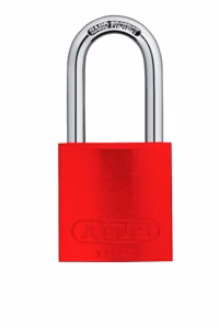 CANDADO LOTO DE ALUMINIO DETECTABLE ROJO 40MM ABUS