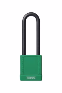 candado de seguridad industrial verde