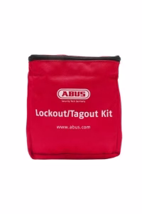 Bolsa porta trancado y etiquetado impermeable, resistente para mantenimiento industrial y transporte de candados LOTO