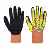 Guante anti impacto nitrilo AC 4X43EP Portwest palma negra naranja