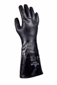 Guantes químicos térmicos Showa AC A5 neopreno rugoso 15 pulgadas protección industrial Honduras
