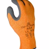 Guante baja temperatura naranja látex gris Showa para frío industrial en Honduras