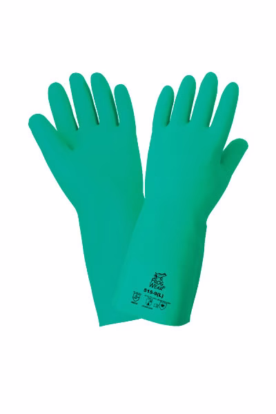 Guantes químicos nitrilo Global Glove 13 pulgadas sin floca Honduras